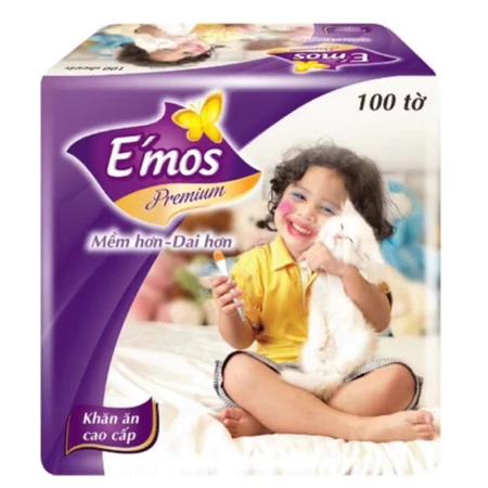 Giấy Vuông E'mos (100 tờ)